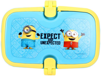 

Minion Blue Lunch with Handle 1 Containers Lunch Box(750 ml), Multicolor