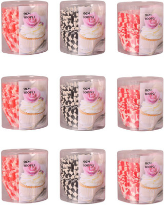 

SafeDeals 900 - Cup Cupcake/Muffin Mould(Pack of 9)