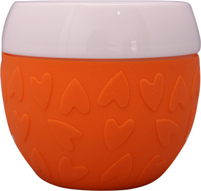 

Design O Vista DOV-MUG-20 Bone China Mug(250 ml), Orange;white