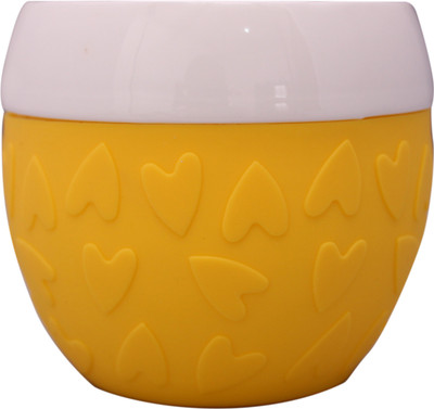 

Design O Vista DOV-MUG-19 Bone China Mug(250 ml), White;yellow