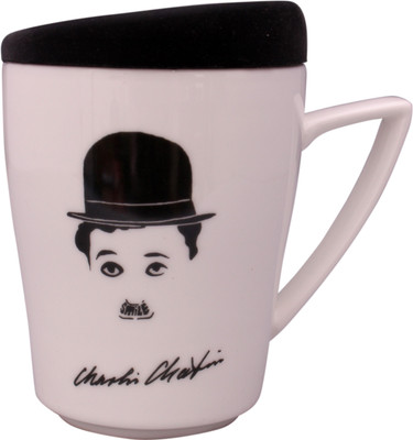

Design O Vista DOV-MUG-02 Bone China Mug(300 ml), Black;white
