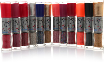 

Foolzy Set of 24 Shades Twoway Nail Art Polish Multicolor Twb(Pack of 12)
