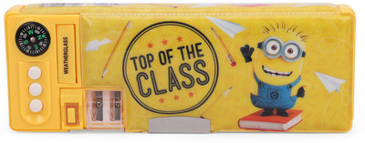 

Minion Minnions Character Art Plastic Pencil Box(Set of 1, Multicolor)