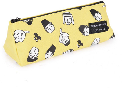 

Enwraps Series NA Art Cloth Pencil Box(Set of 1, Yellow)