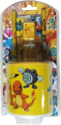 

Funcart Pokemon Printed pattern Art Plastic Pencil Box(Set of 1, Multicolor)