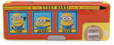 

Minion Minnions Character Art Plastic Pencil Box(Set of 1, Multicolor)
