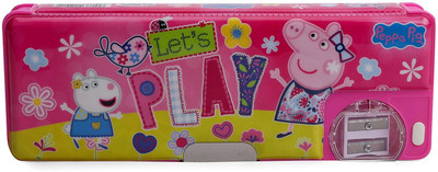 

Peppa Pig Peppa pig Character Art Plastic Pencil Box(Set of 1, Multicolor)