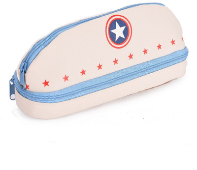 

Enwraps Series NA Art Cloth Pencil Box(Set of 1, Cream)