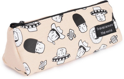 

Enwraps Series NA Art Cloth Pencil Box(Set of 1, Cream)