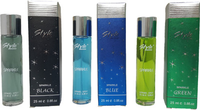 

Crismoda Black, Green, Blue Eau de Parfum - 75 ml(For Men)