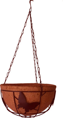 

Cocogarden Plant Container(Wood, External Height - 14 cm), Brown