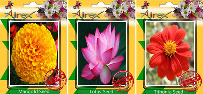 

Airex Marigold, Lotus, and Tithonia Seed(15 per packet)