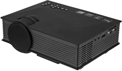 

VibeX ® UC-46 Mini LED Video Home Cinema Beamer UNi-Link WiFi 1200 lm LED Corded Portable Projector(Black)