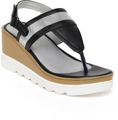 

Bruno Manetti Women Black::Silver Heels