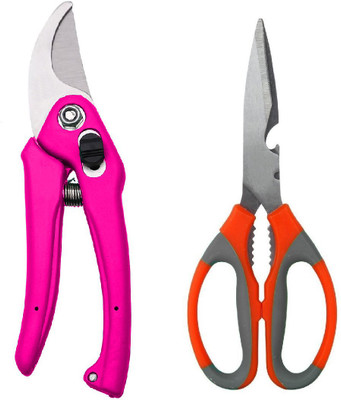 Lavelle Kitchen Economy Deals Ambidextrous Scissor Combo Set Scissors(Set of 2, Multicolor) available at flipkart for Rs.230