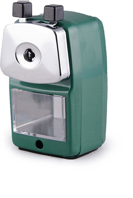 Shrih Metal Body High Precision Blades Single Pencil Sharpener(Green)