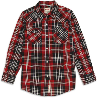 

Levi's Boys Checkered Casual Multicolor Shirt
