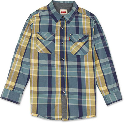 

Levi's Boys Checkered Casual Multicolor Shirt