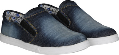 

Kraasa Kate Slip On Sneakers For Men(Black, Grey, Navy
