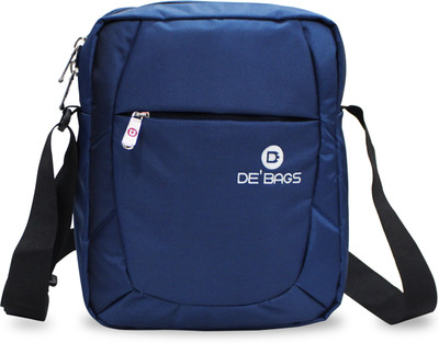 

De' Bags Men & Women Sports Blue Nylon Sling Bag