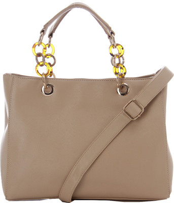 

GLAM DIVA Women Casual Beige PU Hand-held Bag