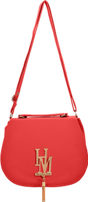 

tap fashion Women Casual Pink PU Sling Bag