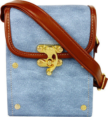 

Brazeal studio Women Casual Blue Denim Sling Bag