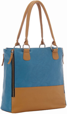GLAM DIVA Women Casual Blue PU Hand-held Bag