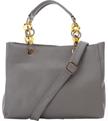 

GLAM DIVA Women Casual Grey PU Hand-held Bag