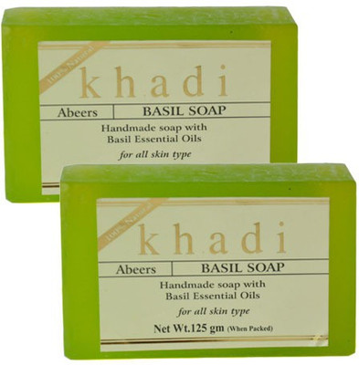 

khadi abeers BASIL SOAP(125 g)