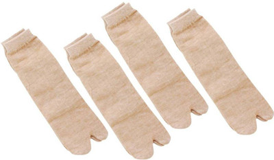 Tahiro Men & Women Solid Calf Length, Low Cut, Ankle Length(Pack of 4)