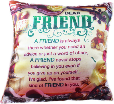 

Shopperfly 00002 Cushion (dear friend) - 8 inch(White)
