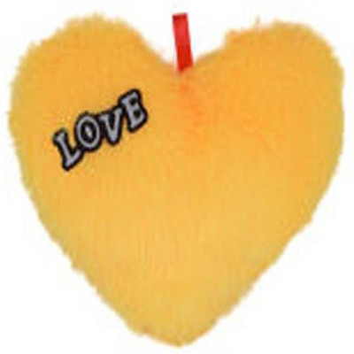 

KALRA BAZAR Yellow Heart - 15 cm(Yellow)