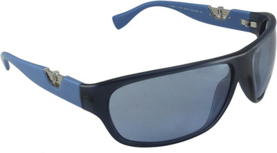 

Police Rectangular Sunglasses(Blue)