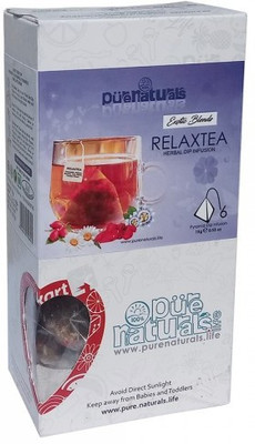 

Purenaturals Dip Infusion Relaxtea - 6 Tea Bag Cardamom Infusion Tea Pouch(15 g)