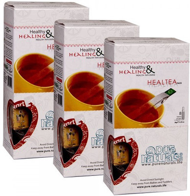 

Purenaturals Infusion Healtea- 8 Tea Stick- Set of 3 Cardamom Infusion Tea Pouch(60 g)