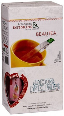 

Purenaturals Infusion Beautea - 8 Tea Stick Cardamom Infusion Tea Pouch(20 g)