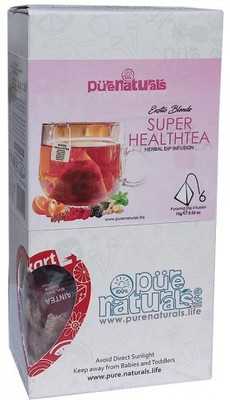 

Purenaturals Dip Infusion Super Healthtea - 6 Tea Bag Cardamom Infusion Tea Pouch(15 g)