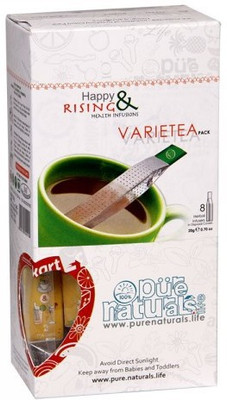 Purenaturals Infusion Varietea - 8 Tea Stick Cardamom Infusion Tea Pouch(20 g)