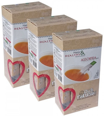 

Purenaturals Infusion Assortea - 8 Tea Stick- Set of 3 Cardamom Infusion Tea Pouch(60 g)