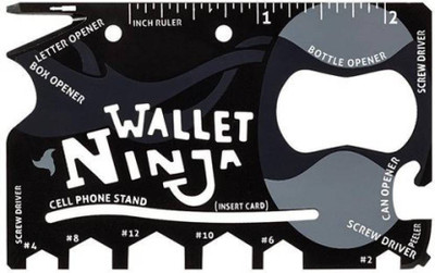 

Gadget Deals Wallet 18 in 1 Ninja Camping & Hiking Multi Tool Kit