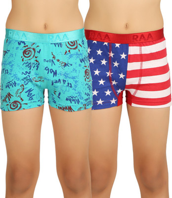 

RAA Boys Trunks, Light blue;red