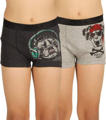 

RAA Boys Trunks, Charcoal melange;grey melange