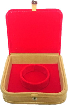 

Addyz 1 Mini Bangle Bracelet Earring Ring Storage Jewellery Vanity Box(RED)