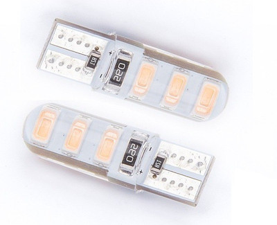 Pa PARKING-6SMD-GEL-BLUE-P237 Parking Light Car LED for Fiat (12 V, 9 W)(Punto Evo, Pack of 2)