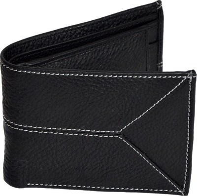 

Gibbs Men Black Genuine Leather Wallet(5 Card Slots)