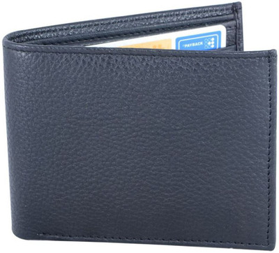 

Holboro Men Black Genuine Leather Wallet(9 Card Slots)