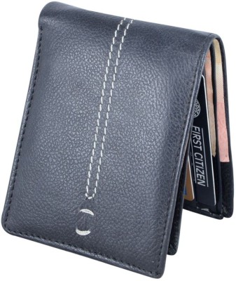 

Holboro Men Black Genuine Leather Wallet(7 Card Slots)