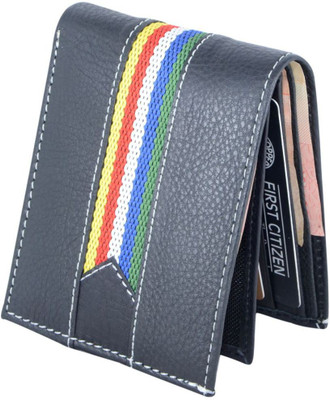 

Holboro Men Black Genuine Leather Wallet(9 Card Slots)