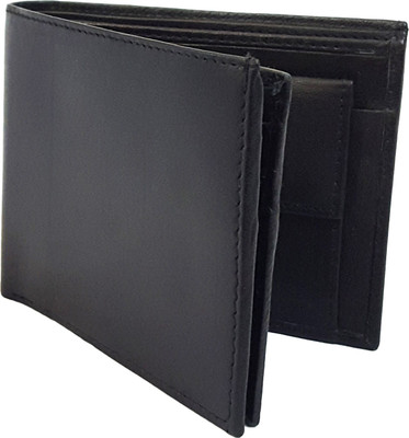

Adamstone Men Black Genuine Leather Wallet(6 Card Slots), Blacl